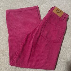 BDG Fuchsia Corduroy Trousers